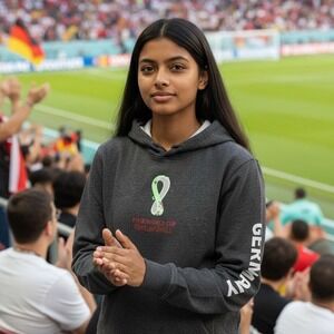 FIFA Women's XL Gray Germany World Cup Hoodie Official Licensed 2022 soccer NWT